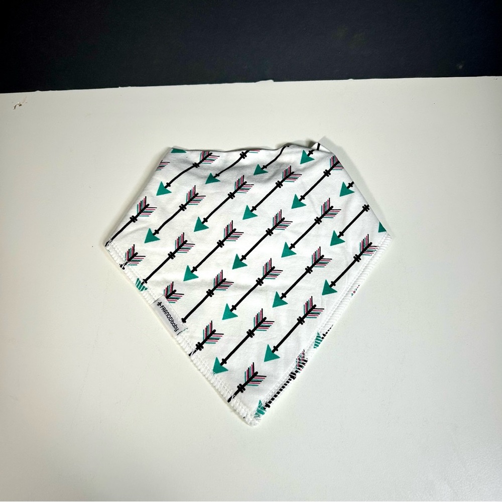 FARNOD Baby Bandana Drool Bibs 4 Pack Arrows Moon Diamond Squares - Picture 7 of 11